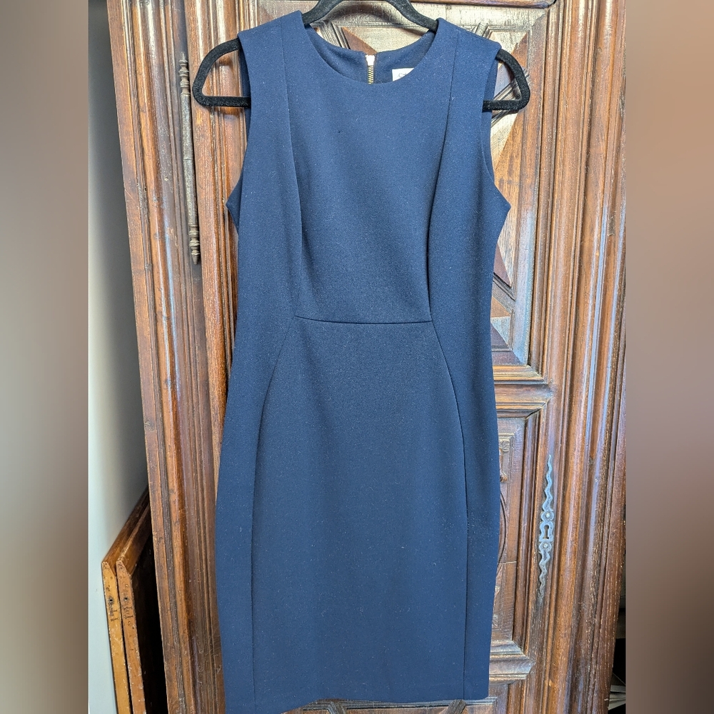 Calvin Klein Navy Midi Dress